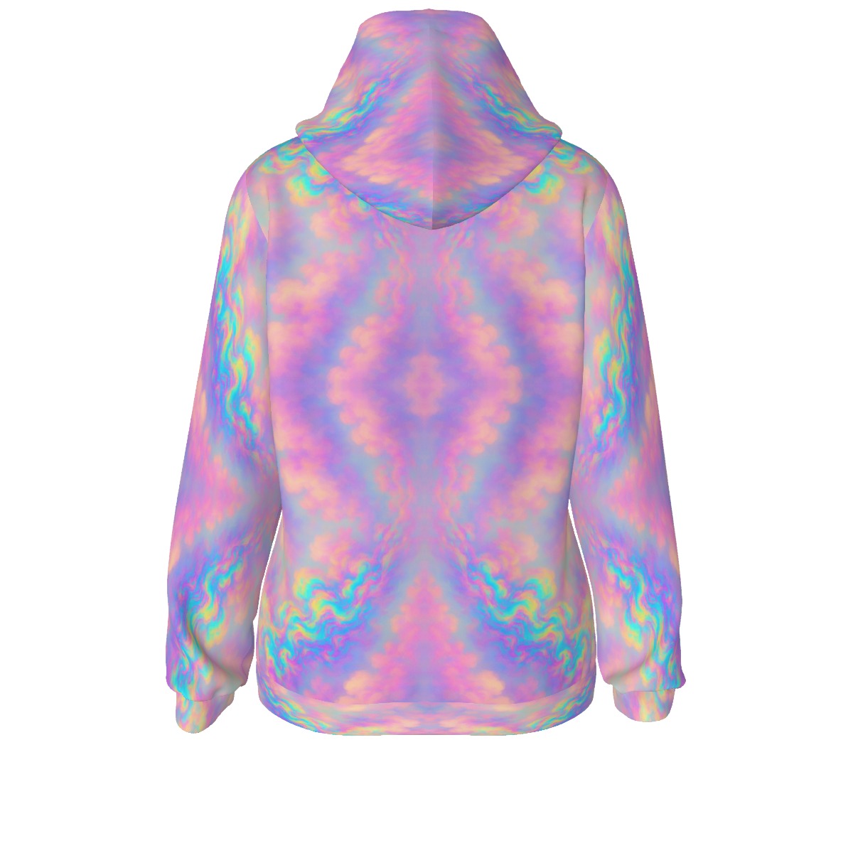 Women's Borg Fleece Hoodie With Half Zip