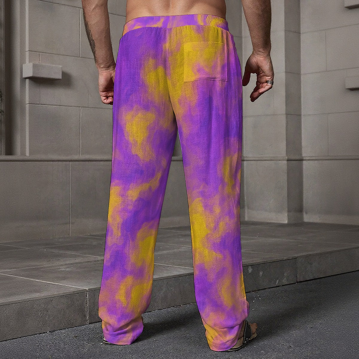 Men's Loose Casual Pants With Pocket