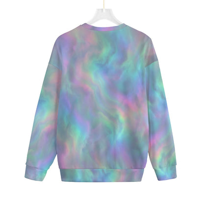Unisex Drop-shoulder Knitted Fleece Sweater - view 2