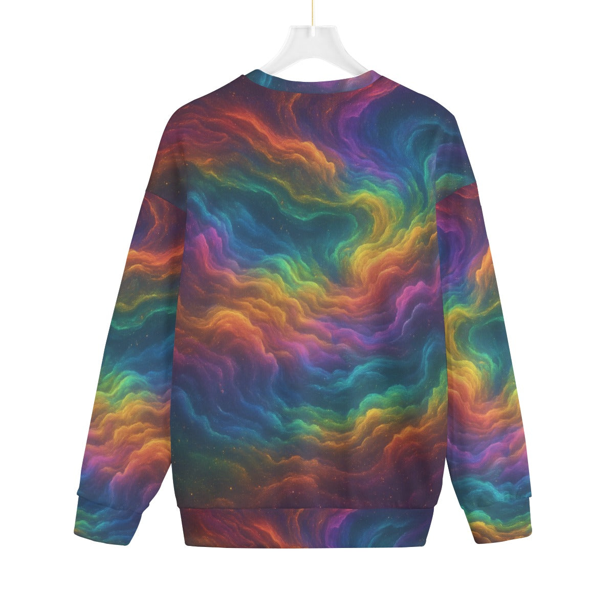 Unisex Drop-shoulder Knitted Fleece Sweater - view 2