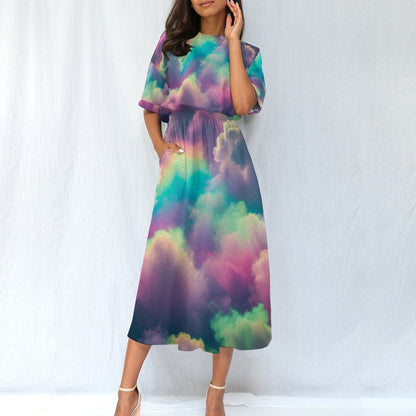 Women's Elastic Waist Dress