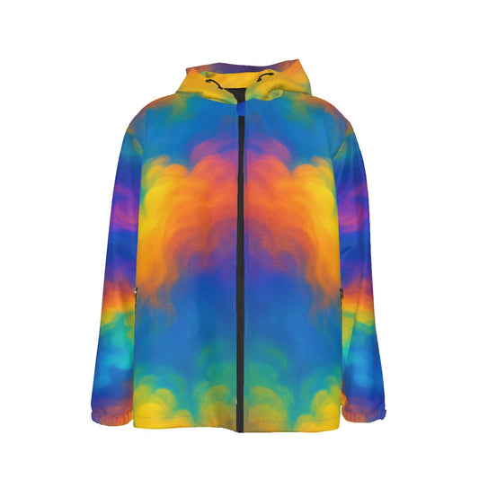 Men's Hooded Zipper Windproof Jacket
