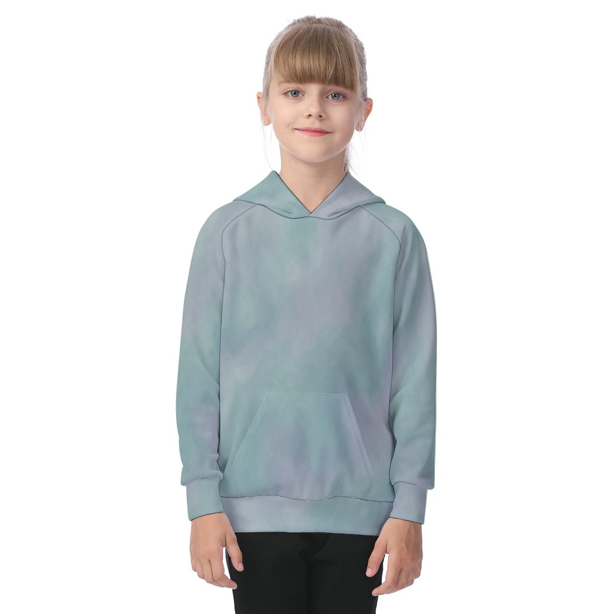 Unisex Kid's Raglan Pullover Hoodie