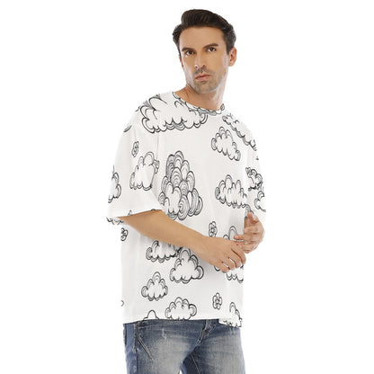 Men's Drop Shoulder T-shirt With Short Sleeve