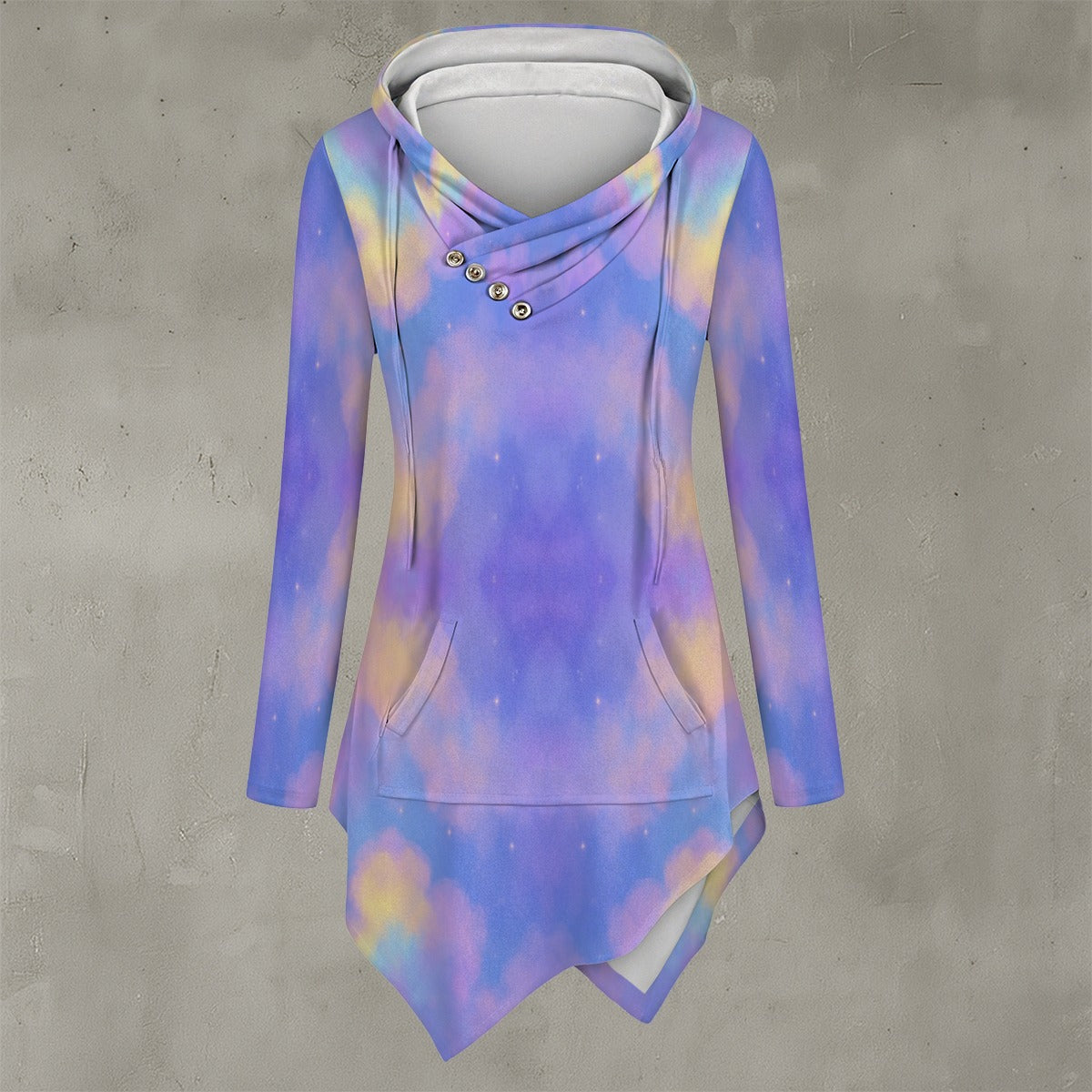 Women's Asymmetric Hem Hoodie