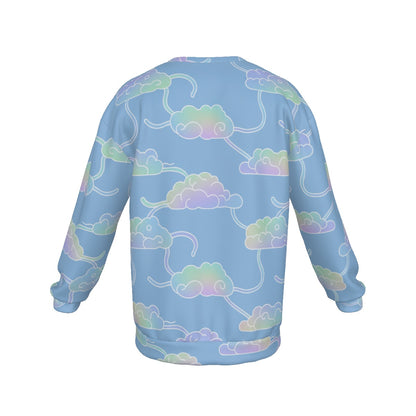 Men's Drop Shoulder Round Neck Long-Sleeved Sweatshirt