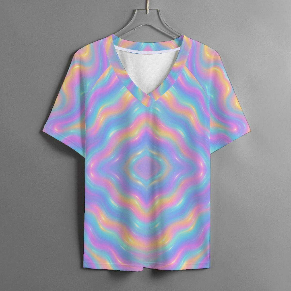 Women's V-neck T-shirt With Short Sleeve