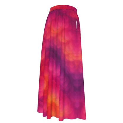 Women's Maxi Chiffon Skirts With Lining