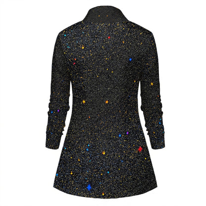 Women's Draped Long Sleeve Top