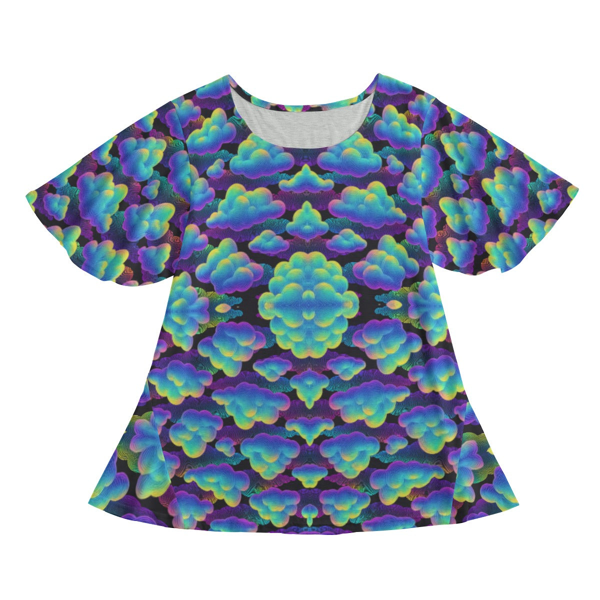 Women's Round Neck T-shirt With Short Sleeve