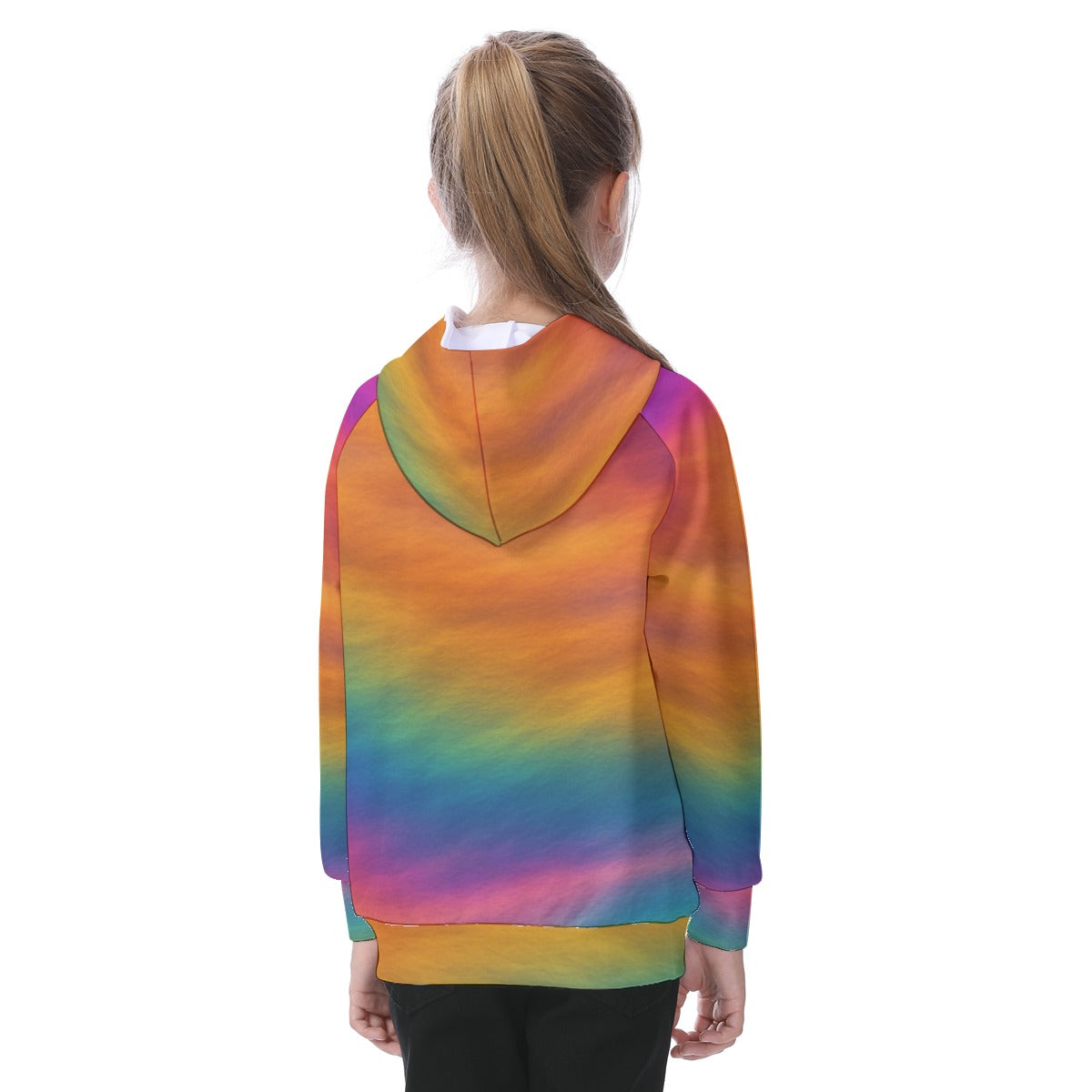 Unisex Kid's Raglan Pullover Hoodie