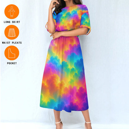 Women's Elastic Waist Dress