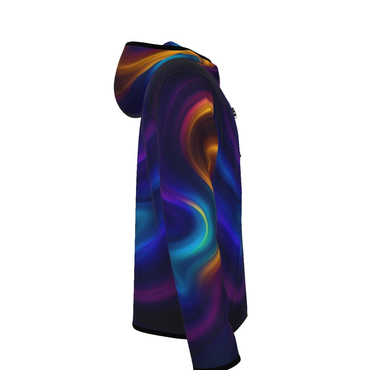 Men's Stylish Hoodie with Thumb Hole Design - view 3