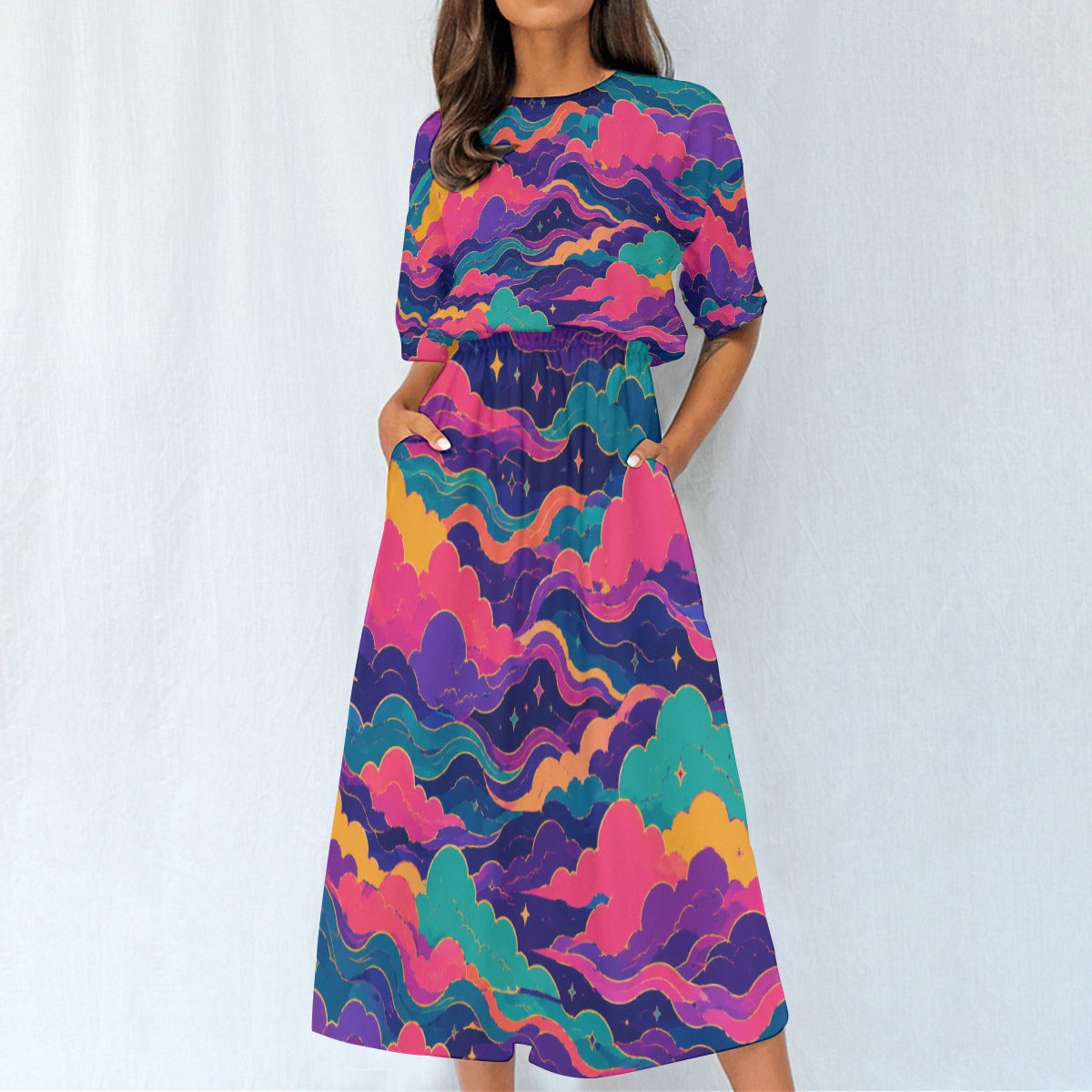 Women's Elastic Waist Dress by O’Nimbus – view 3