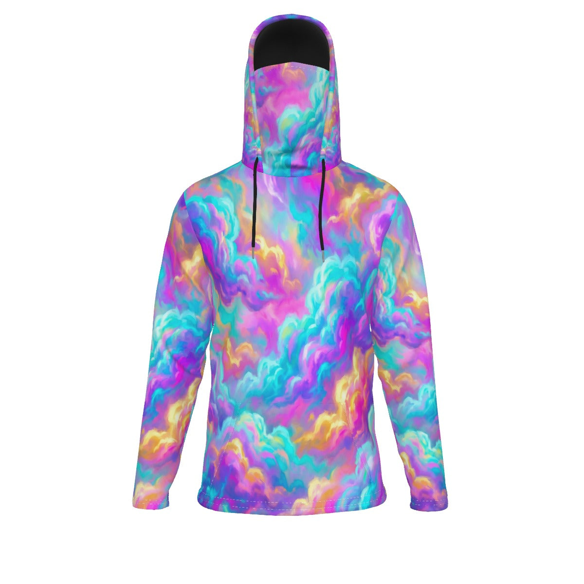 Men's Pullover Hoodie With Mask - view 1