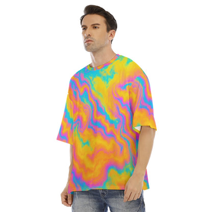 Men's Drop Shoulder T-shirt With Short Sleeve