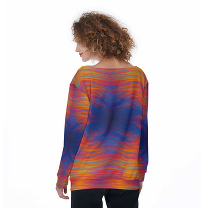 Women's Off-Shoulder Sweatshirt
