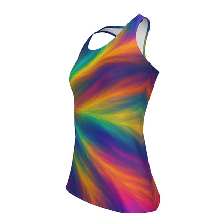 Women's Racer Vest | 190GSM Cotton