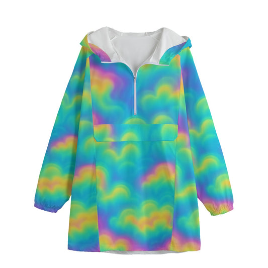 Unisex Windbreaker Long Jacket