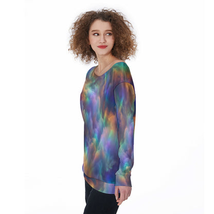 Women's Off-Shoulder Sweatshirt