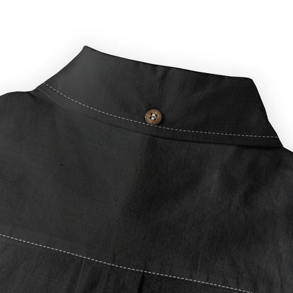 Men's Casual Lapel Long Sleeve Shirt|125GSM Cotton