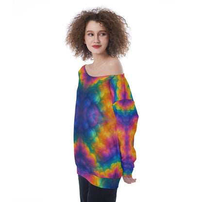 Women's Off-Shoulder Sweatshirt