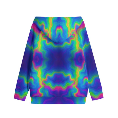 Unisex Kid's Zip Up Raglan Sleeve Hoodie | 310GSM Cotton