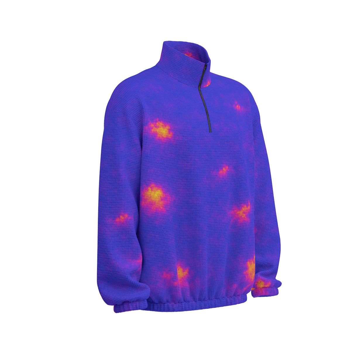 Unisex Turtleneck Zippered Sweatshirt