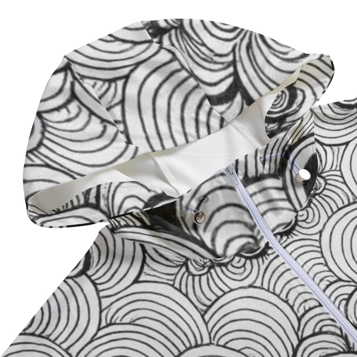 Unisex Pullover Jacket With Zipper Closure