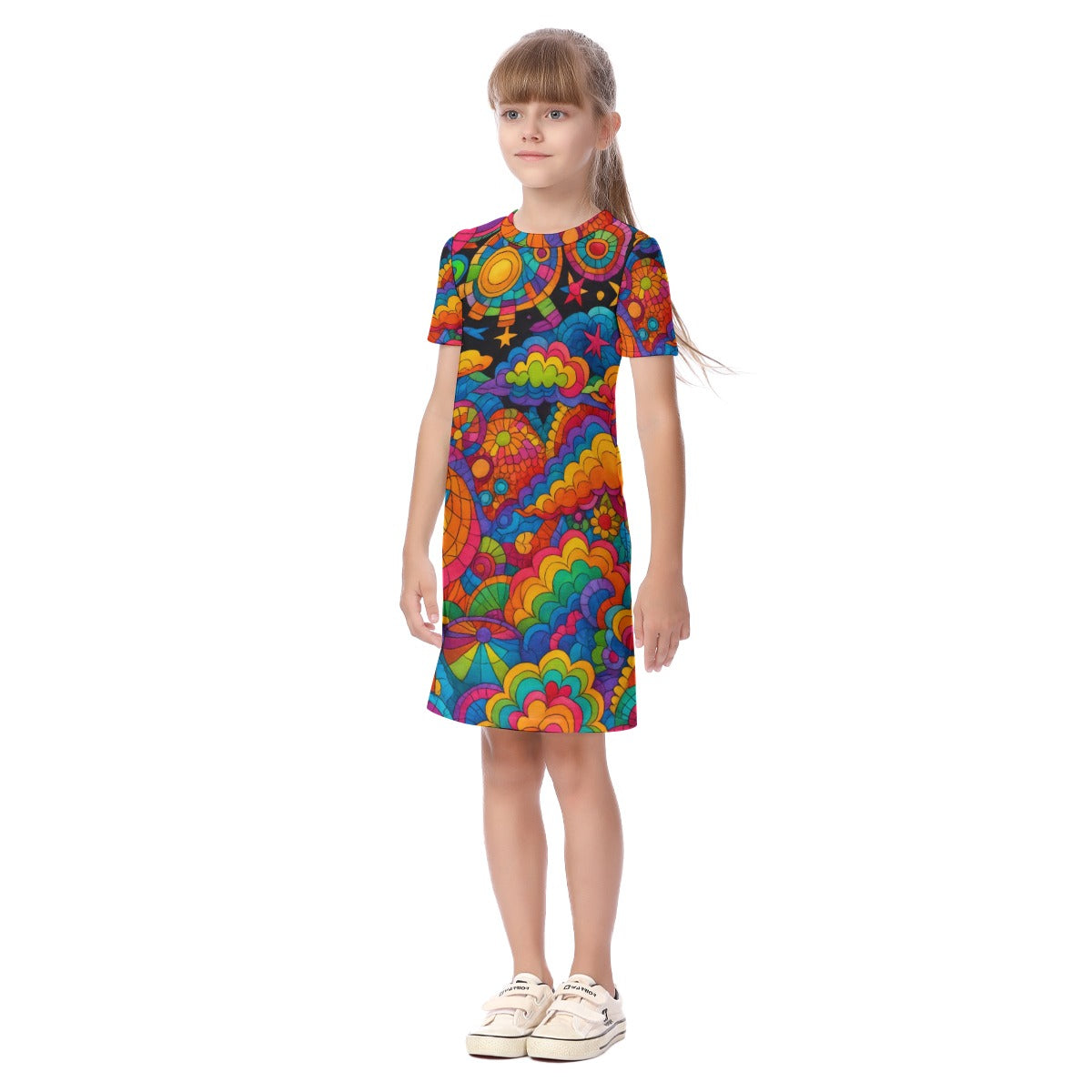 Unisex Kid's Short Sleeve Dress