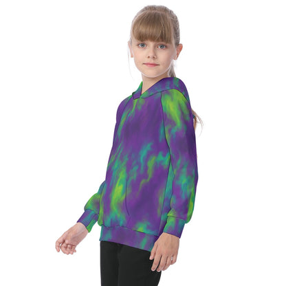 Unisex Kid's Raglan Pullover Hoodie