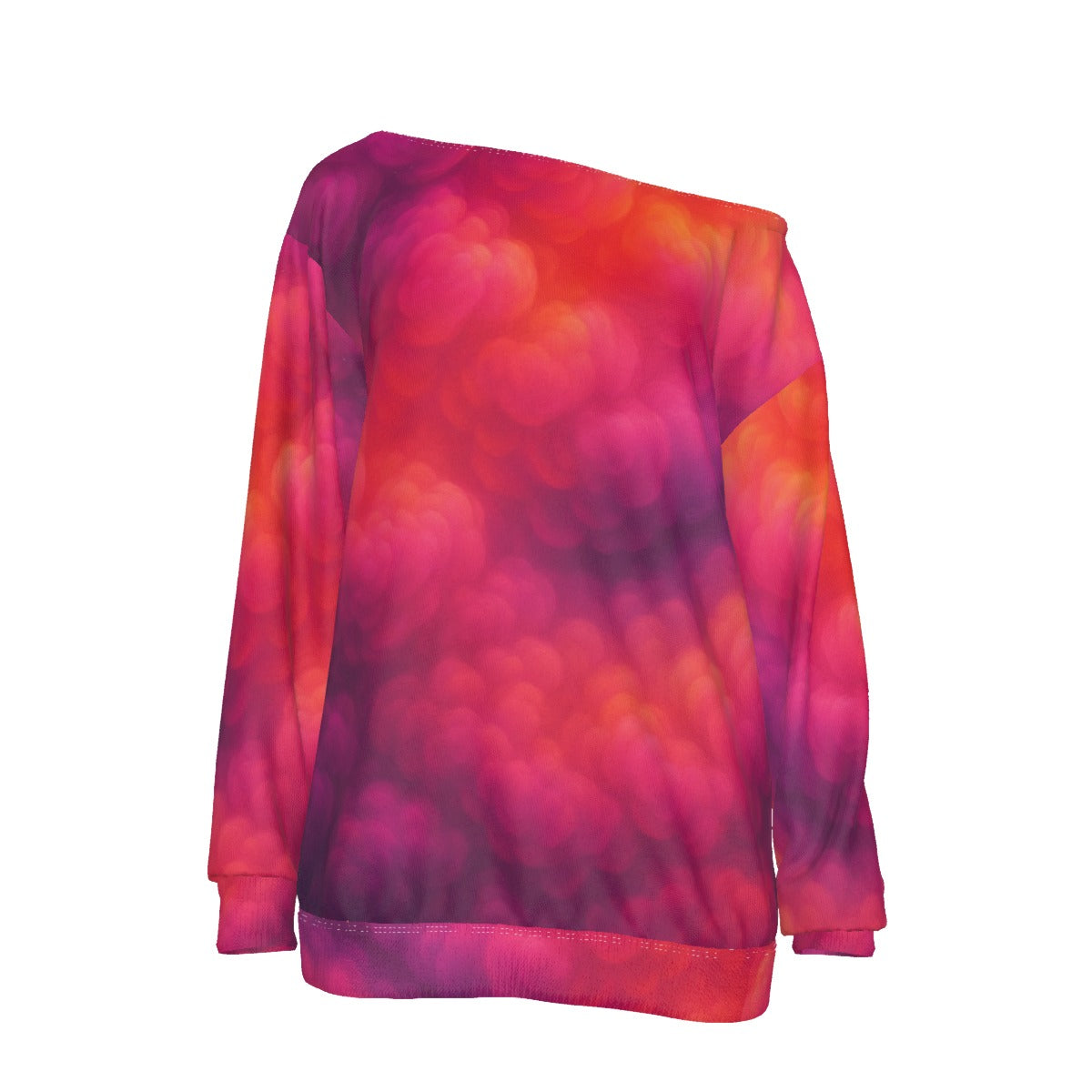 Women's Off-Shoulder Sweatshirt