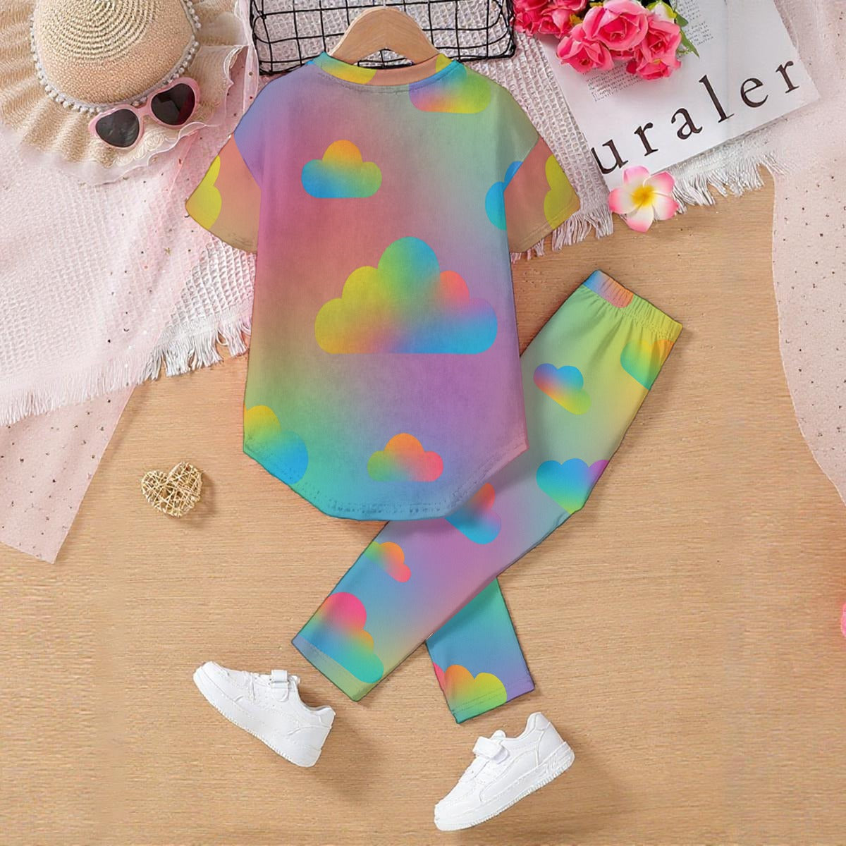 Unisex Kids' Casual Top and Pants Set