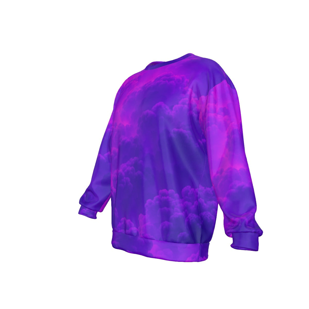 Men's Drop Shoulder Round Neck Long-Sleeved Sweatshirt