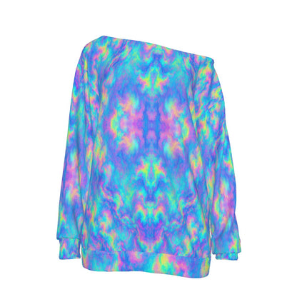 Women's Off-Shoulder Sweatshirt