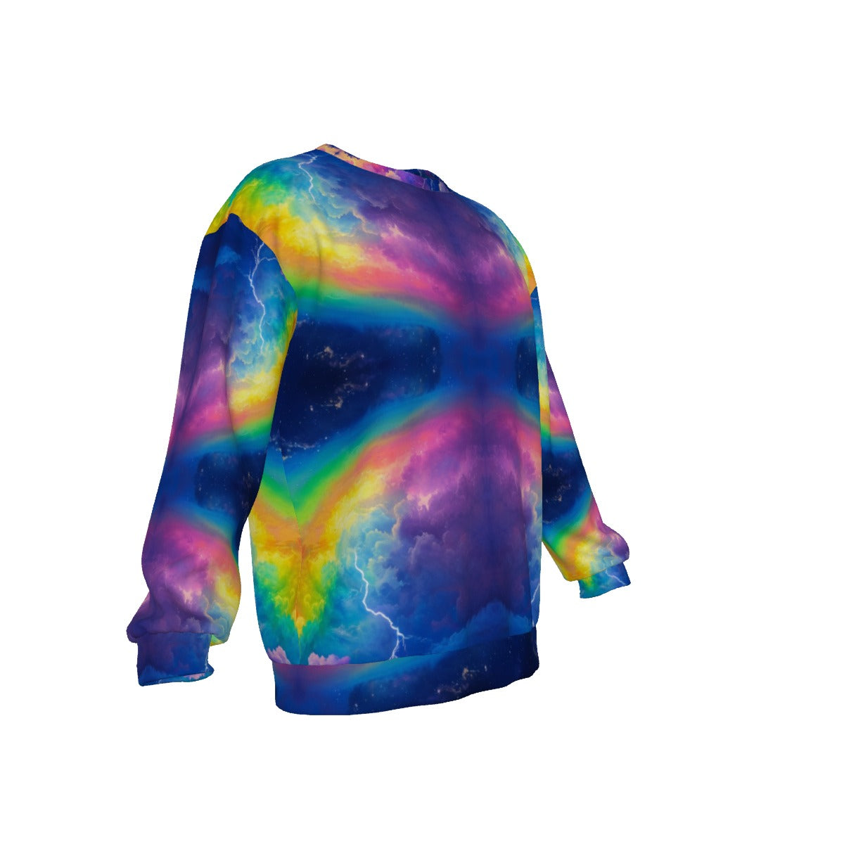 Men's Drop Shoulder Round Neck Long-Sleeved Sweatshirt