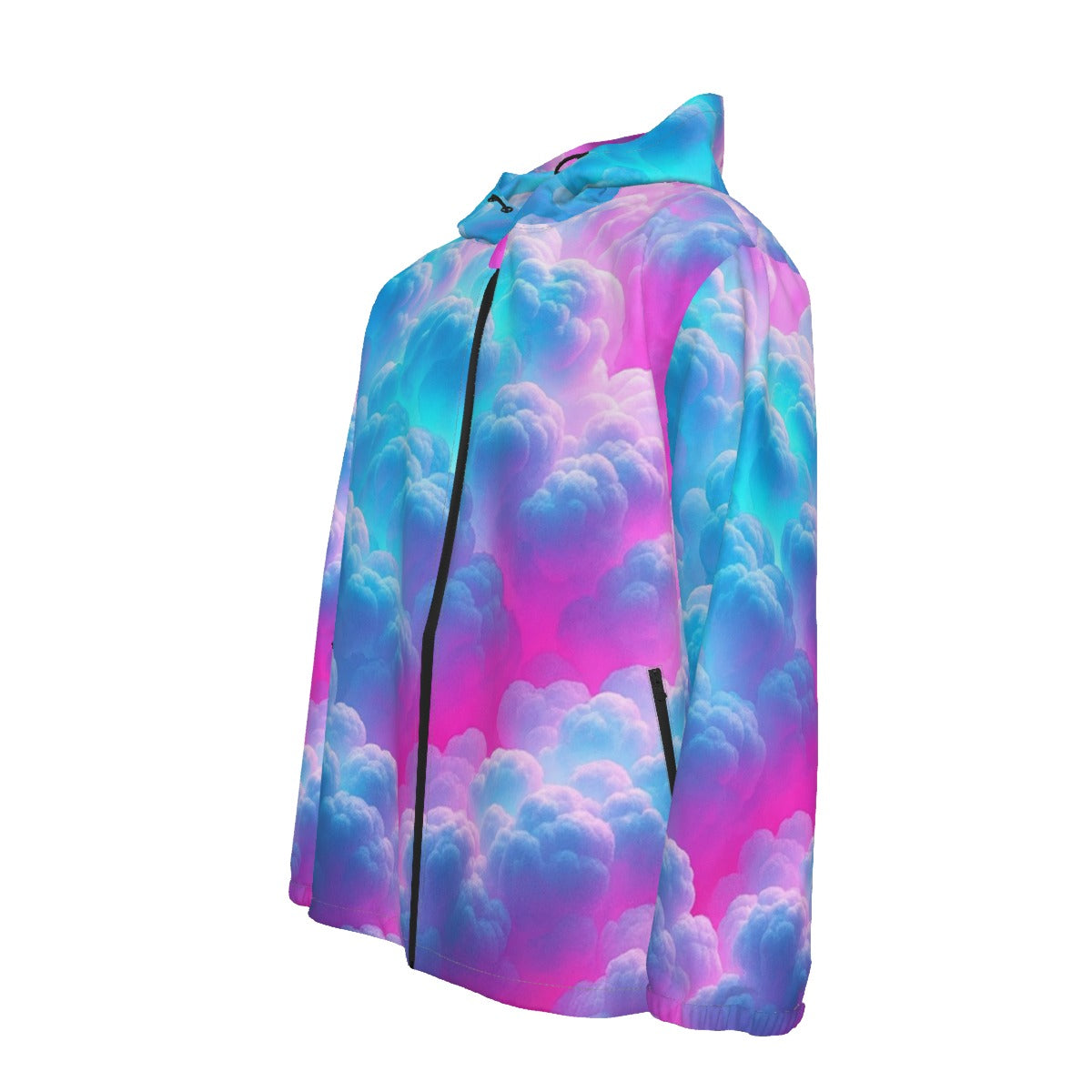 Men's Hooded Zipper Windproof Jacket