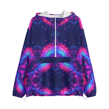 Unisex Pullover Jacket With Zipper Closure