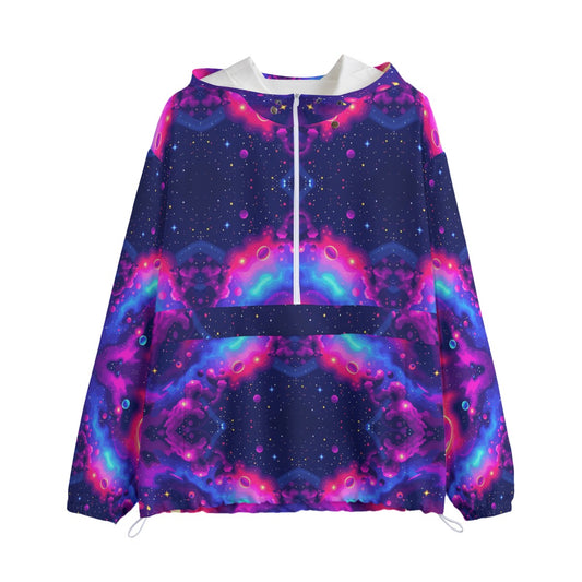 Unisex Pullover Jacket With Zipper Closure