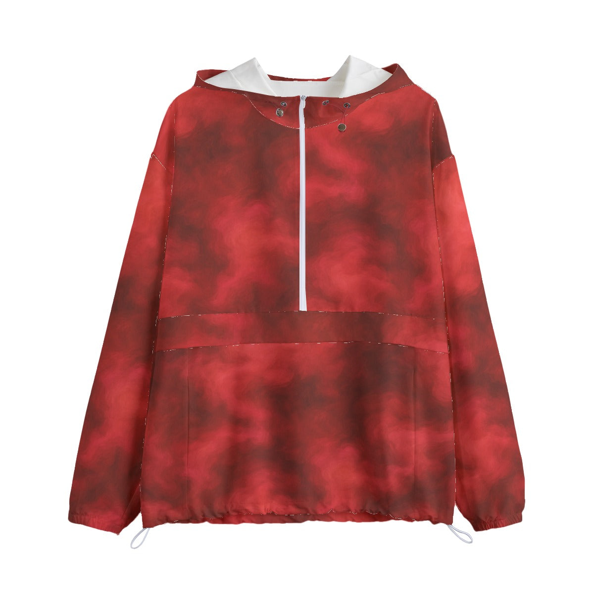 Unisex Pullover Jacket With Zipper Closure