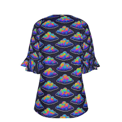 Women's T-shirt With Bell Sleeve