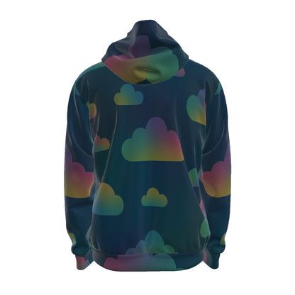 Unisex Zipper Hoodie With Black Lining