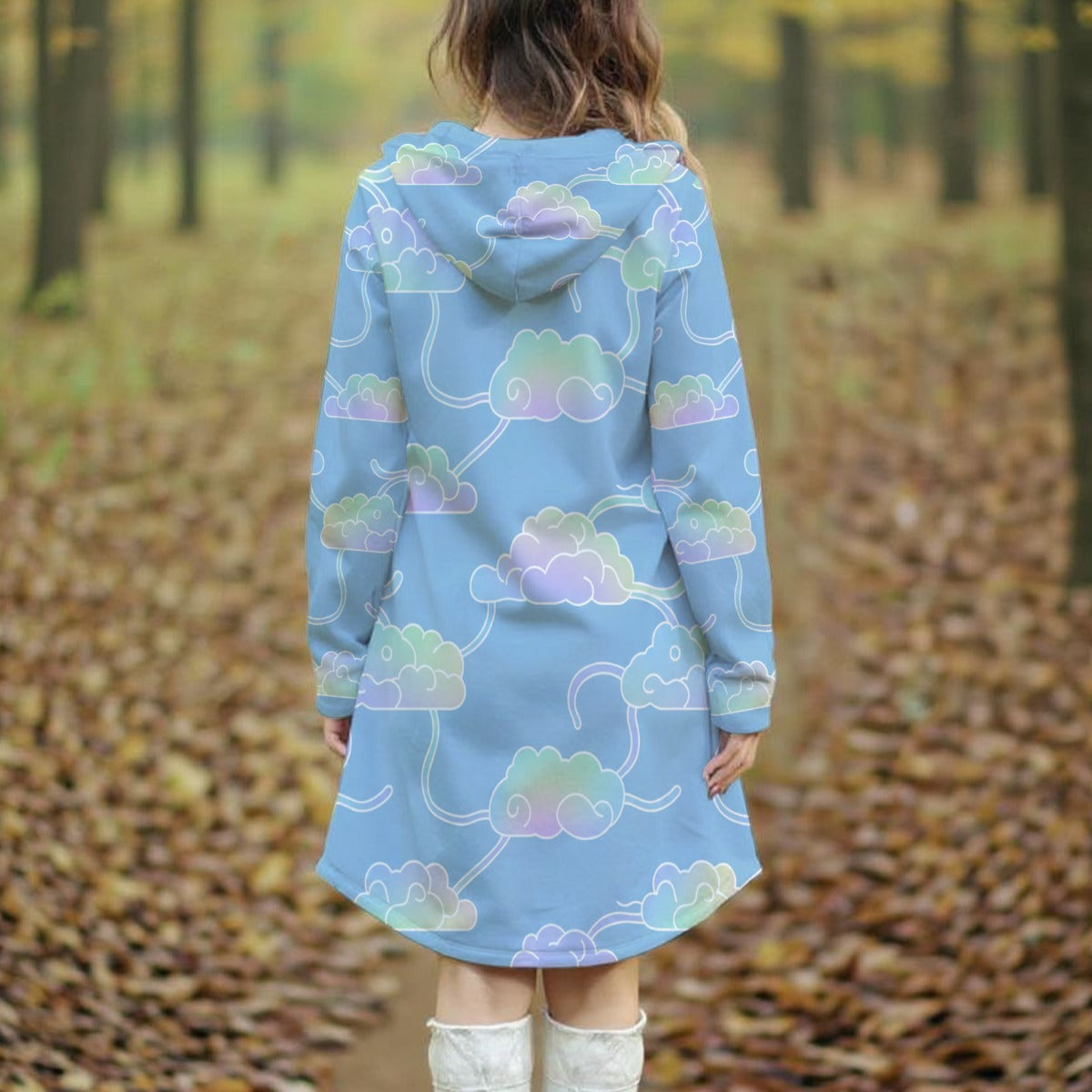 Women's Longline Hoodie Dress