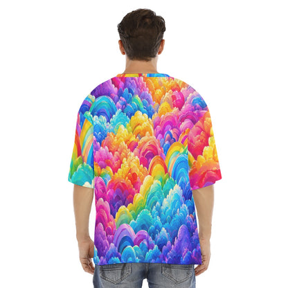 Men's Drop Shoulder T-shirt With Short Sleeve
