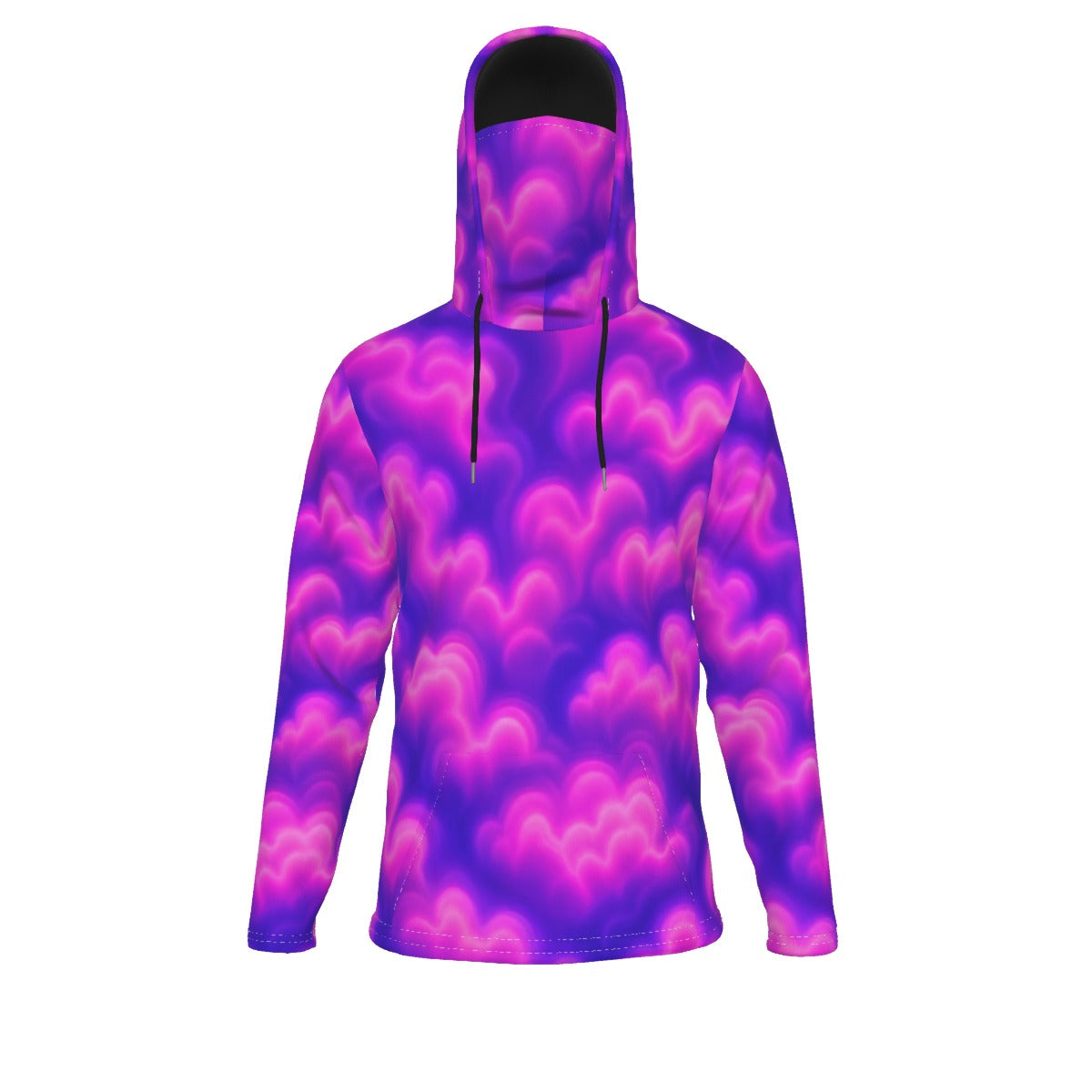 Men's Pullover Hoodie With Mask - view 1
