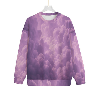 Unisex Drop-shoulder Knitted Fleece Sweater - view 1