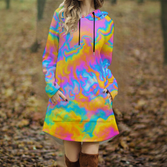 Women's Longline Hoodie Dress