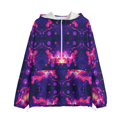 Unisex Pullover Jacket With Zipper Closure