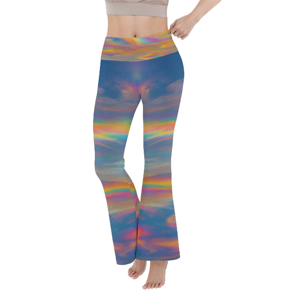 Women's Reversible High-Waisted Yoga Pants