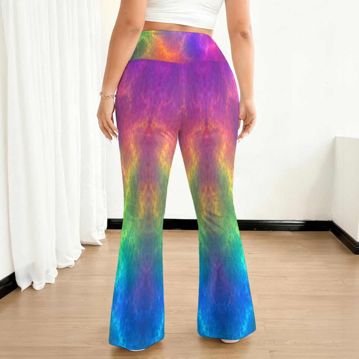 All-over print Women's Flare Yoga Pants
